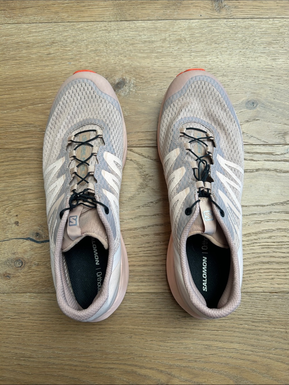 Salomon sense ride 4 Women’s trail running Shoes in Blush Pink size 10